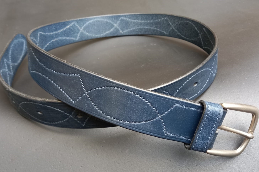 Blue Buckle belt